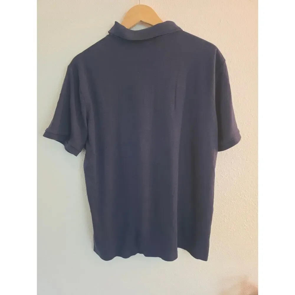 Polo Ralph Lauren Men’s Large Classic Fit Soft Cotton Blue Polo Shirt Pony L